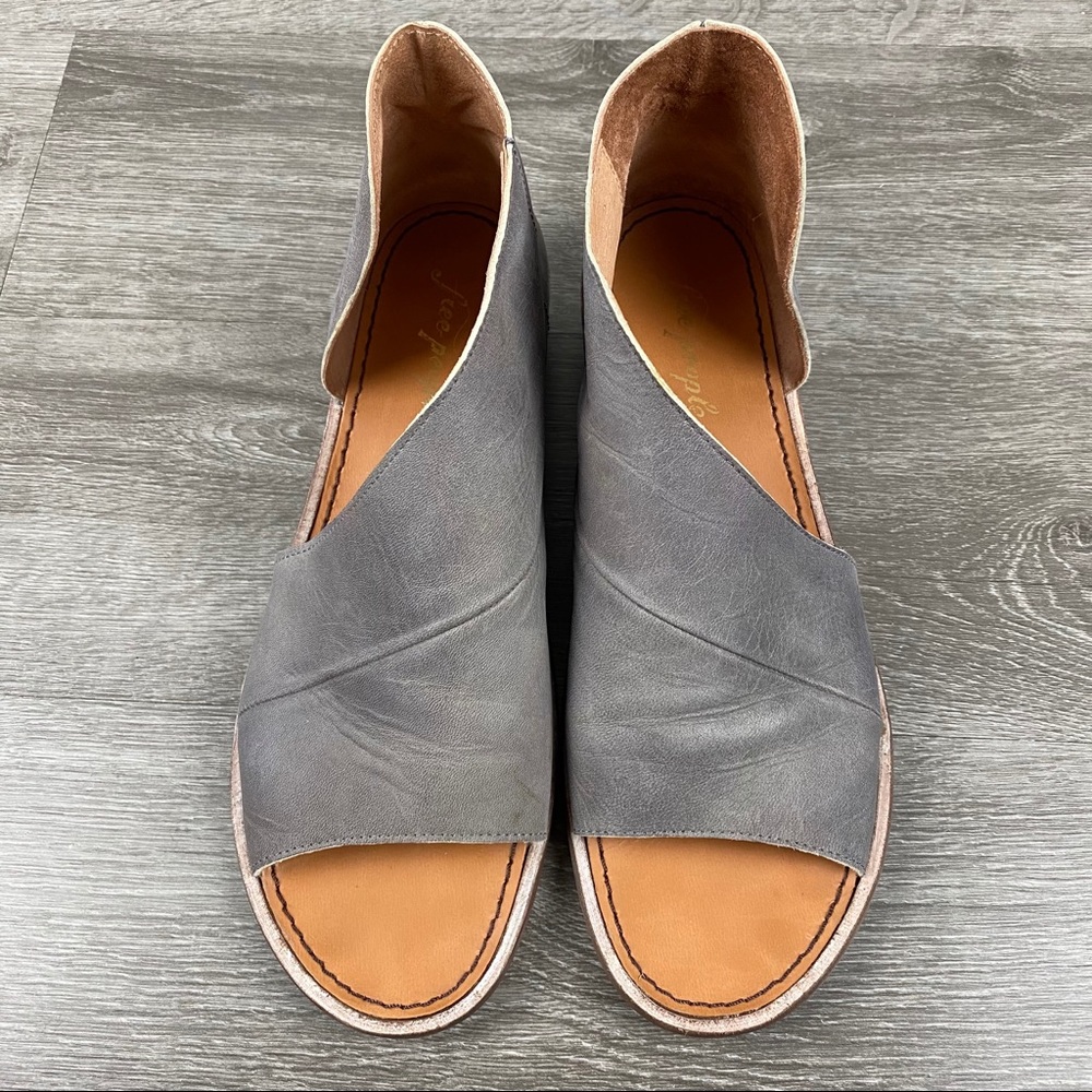 Free People Gray Mont Blanc Sandals